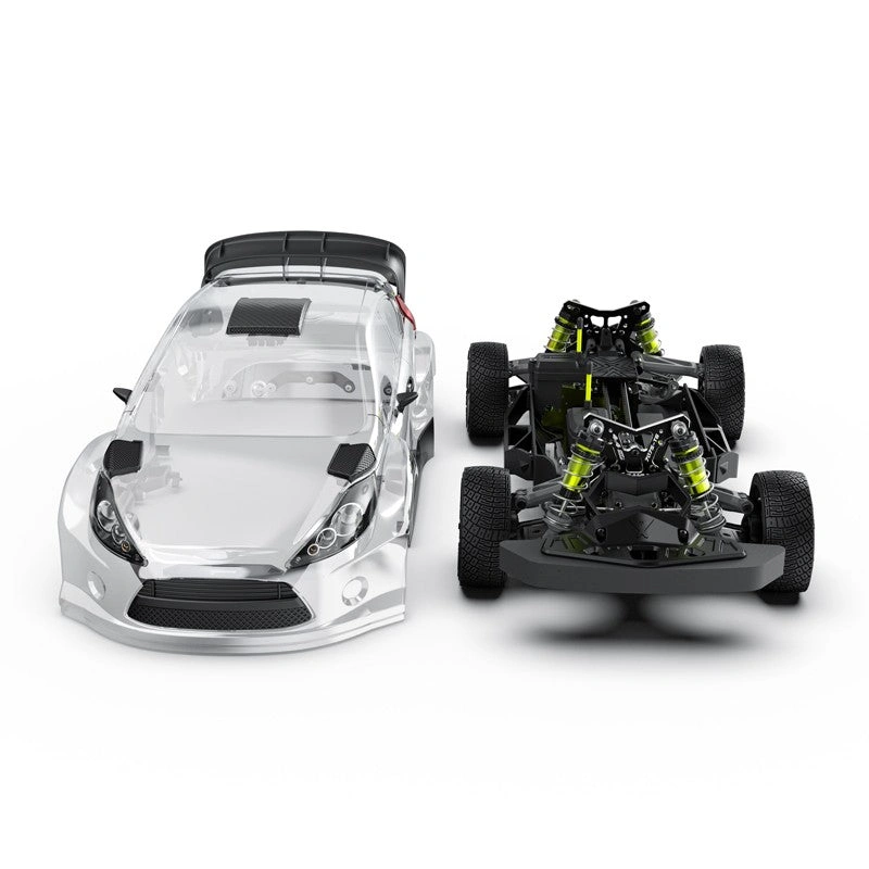 XTS-F10 Rally Beast: Carbon Fiber Chassis. Unleash the RC Fury! (Electric Parts Not Included)